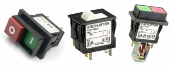 Schurter TA45 - jeden vypínač s tepelnou ochranou, 2900 variant Schurter TA45 - jeden vypínač s tepelnou ochranou, 2900 variant